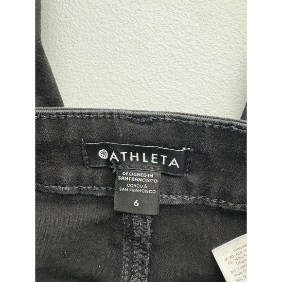 Athleta Flex Ultra Skinny Black Jeans Womens Size 6 High Rise Denim Pants - Picture 4 of 7